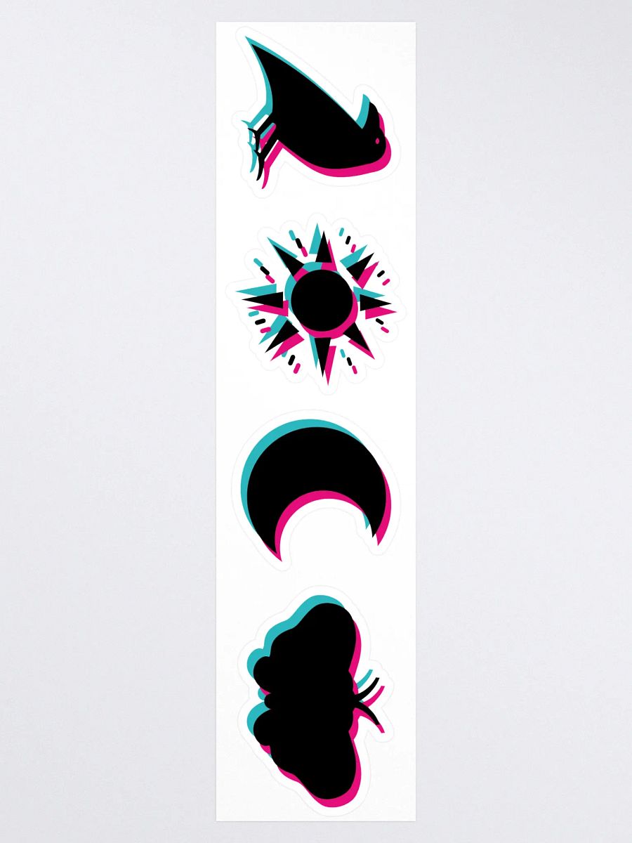 Lost Records: Bloom and Rage Raven, Sun, Moon, Moth Stickers product image (3)