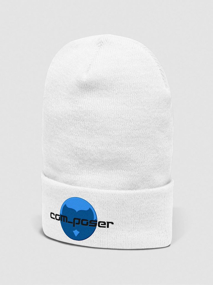 Poser Cuffed Beanie (Black Logo) product image (2)