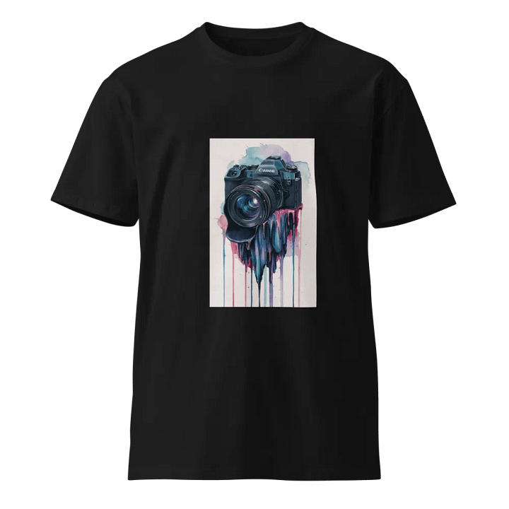 Melting Canon DSLR Watercolor T-Shirt product image (1)