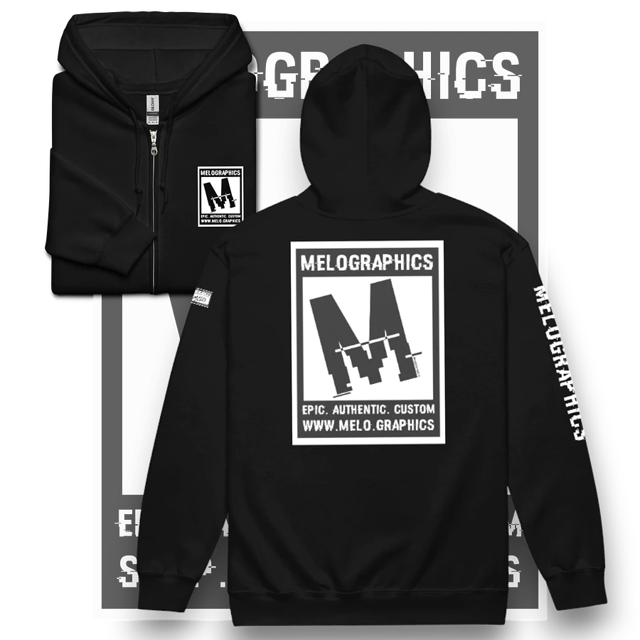 MELOGRAPHICS - Classic Zip Hoodie | #MadeByMELO product image (3)