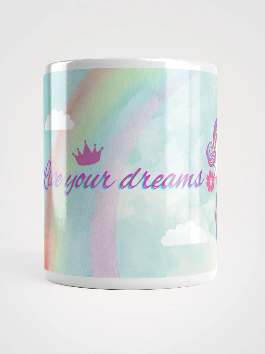 Live Your Dreams Unicorn Mug-White product image (5)