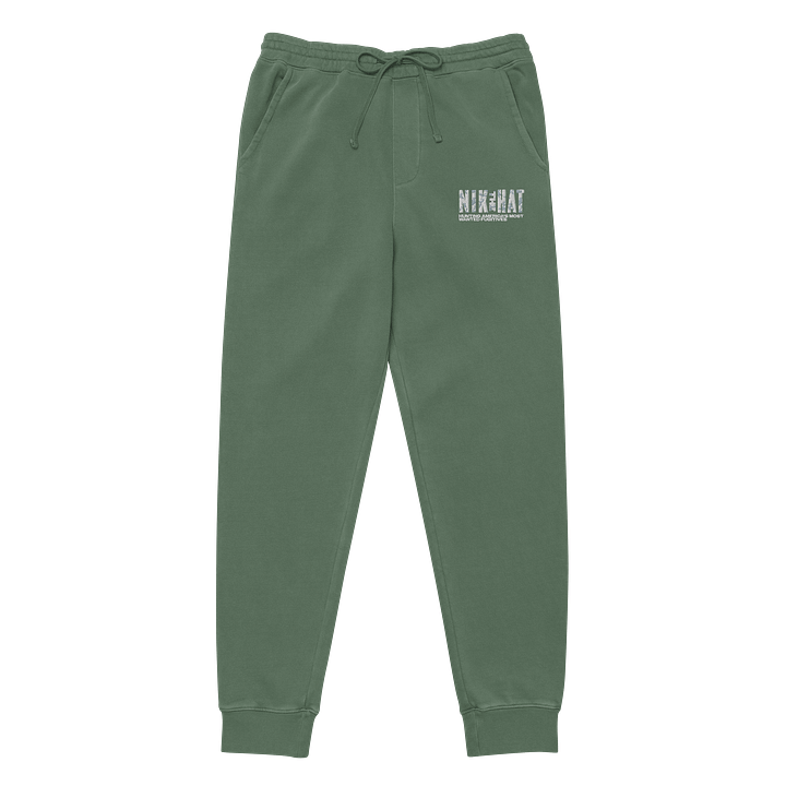 Nik The Hat | BACK THE BLUE Joggers – Summer ’25 (Pigment Dyed) product image (2)