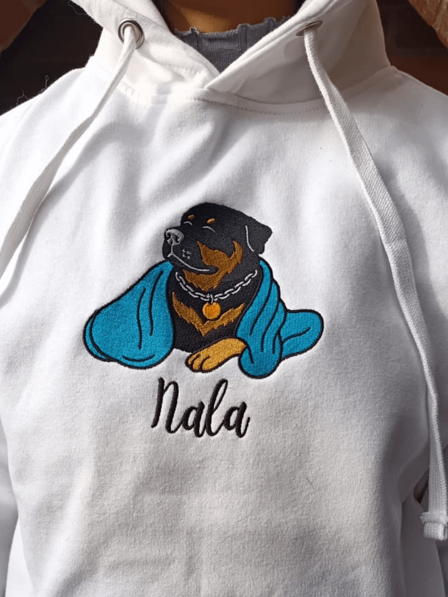 NALA💙 / EMBROIDERED HOODIE product image (2)