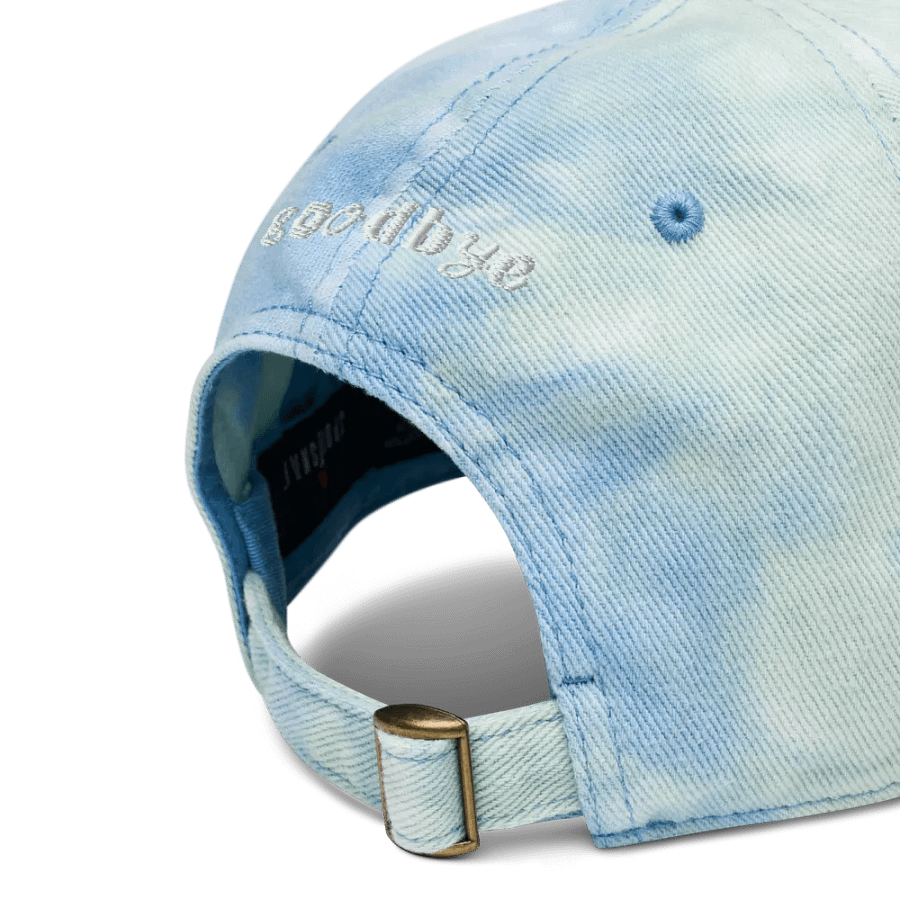 Groovy Hello/Goodbye Embroidered Tie-Dye Sportsman Hat product image (26)