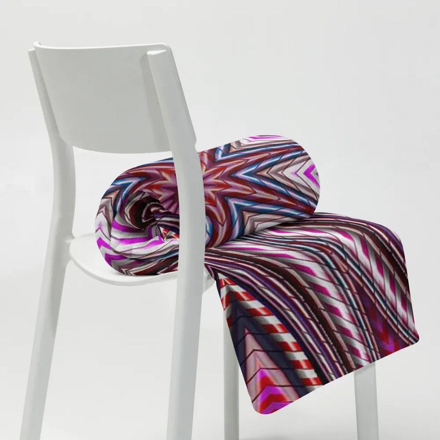 Candy Cane Kaleidoscope Throw Blanket product image (20)