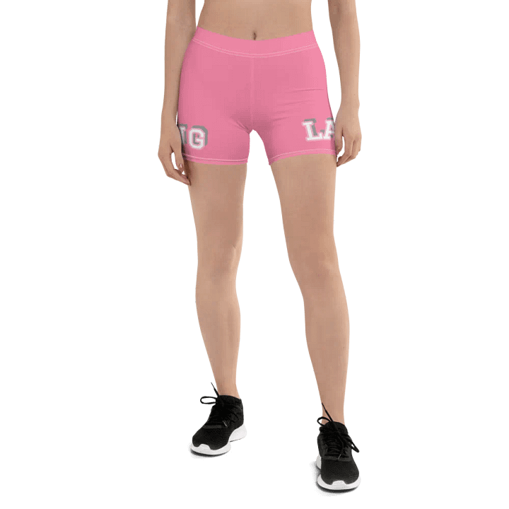 Lang Lang - Infamous Pink Yoga Shorts product image (1)