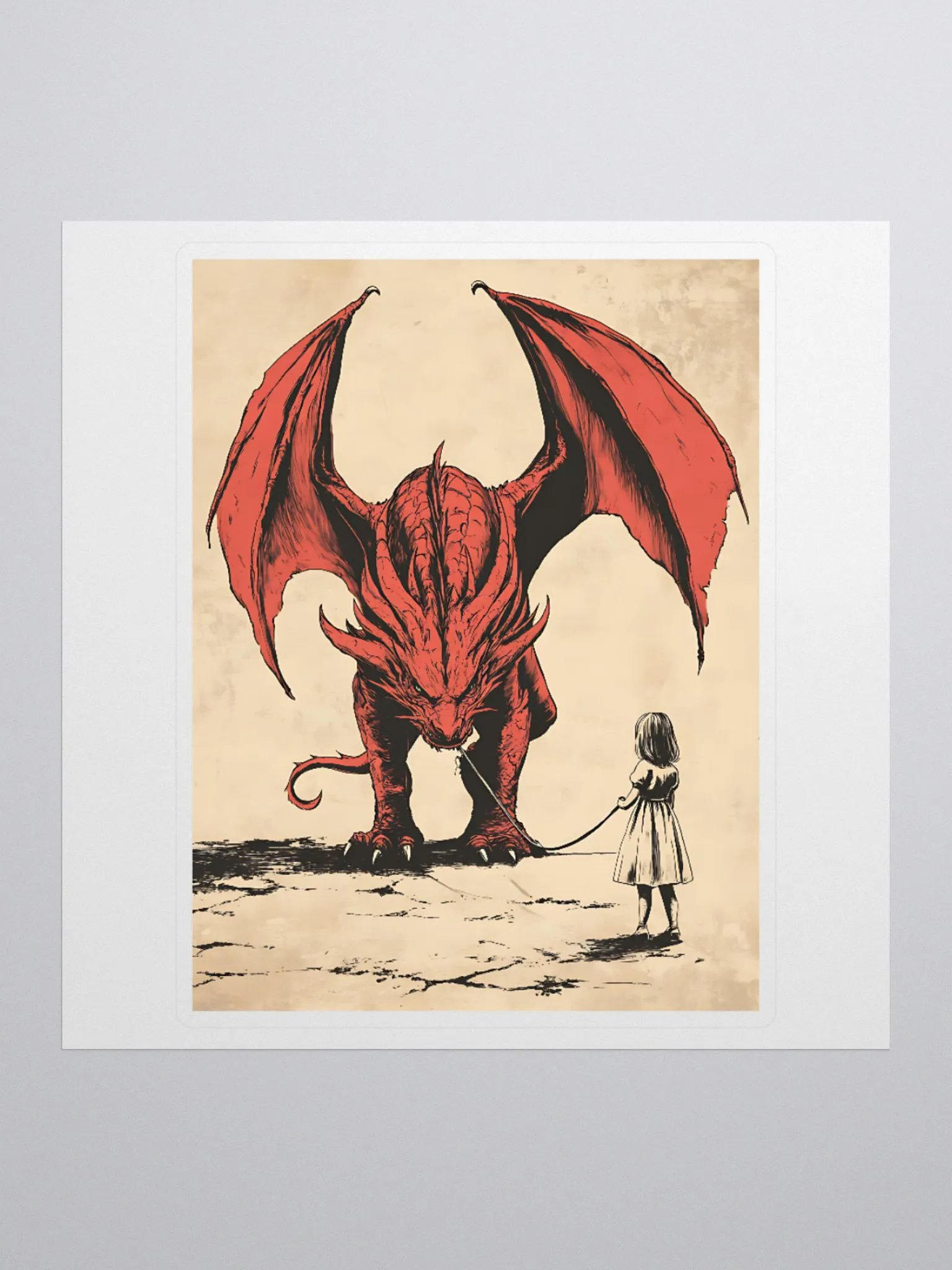 If I Had A Dragon Sticker product image (1)