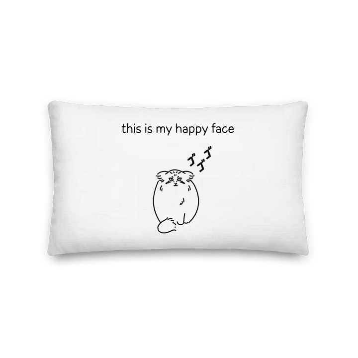 This Is My Happy Face - Pillow product image (2)