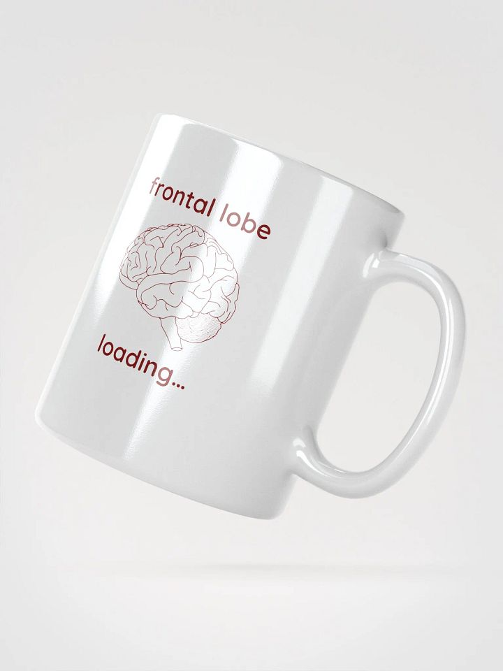 frontal lobe loading... mug (burgundy) product image (4)