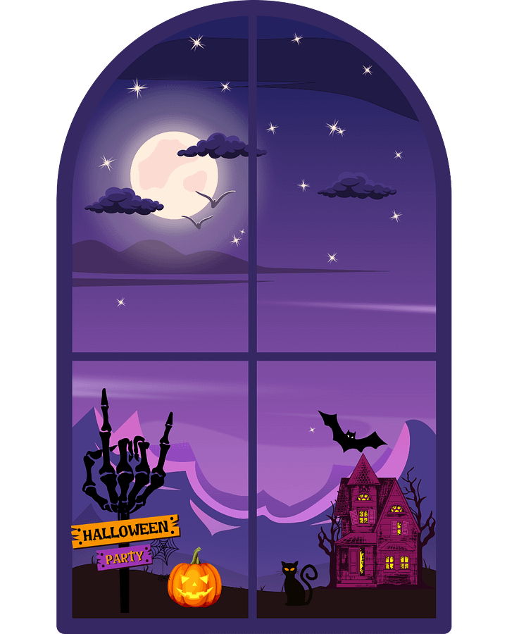 HAPPY HALLOWEEN: Digital Sticker & Wallpaper product image (1)