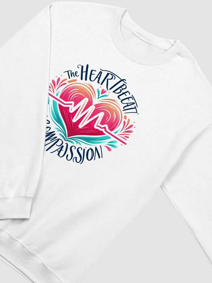 Heart Health: Compassion's Pulse Crewneck Sweatshirt product image (8)