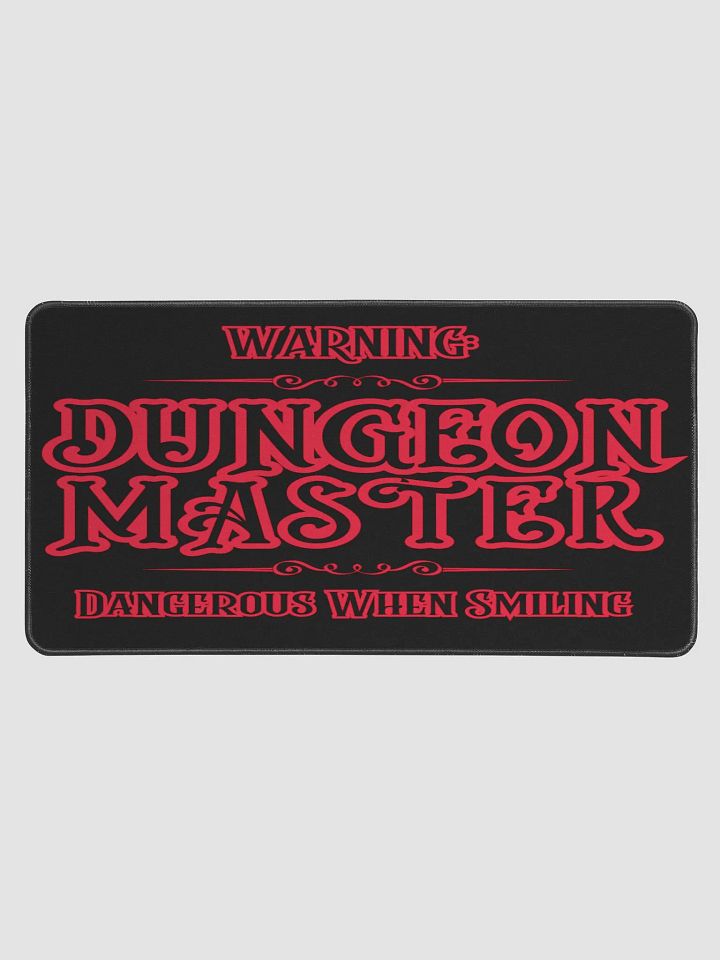 Dungeon Master-Dangerous when smiling Gaming Mat product image (1)