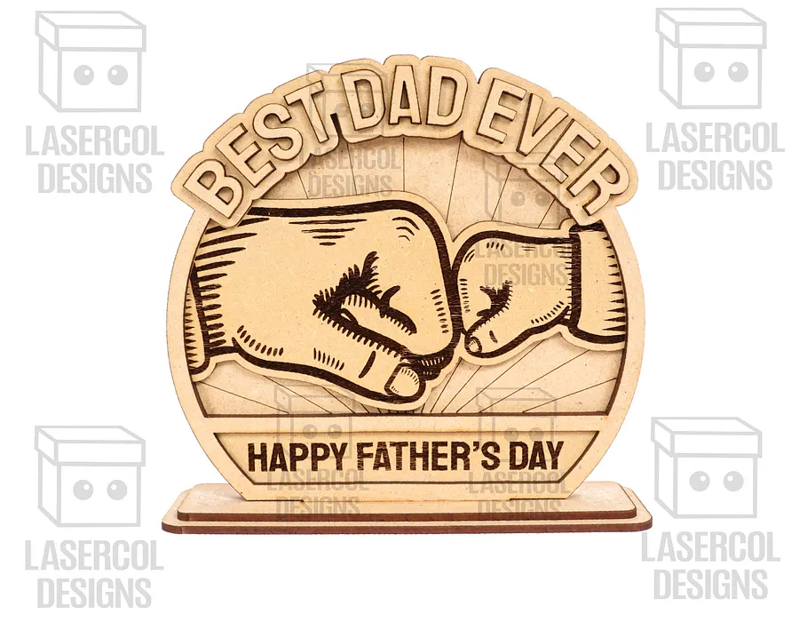 Father's Day Gift Plaque Bundle (Set 1-2) - Laser Cut Files product image (3)