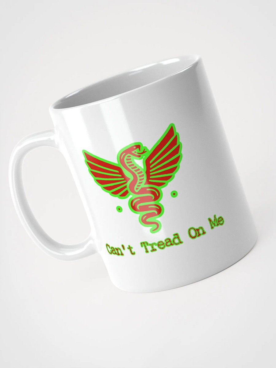 Can't Tread on Me Mug (Neon Green and Red) product image (8)