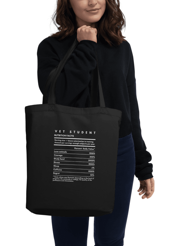 "Vet Student Nutrition Facts" bag (medium size) product image (2)