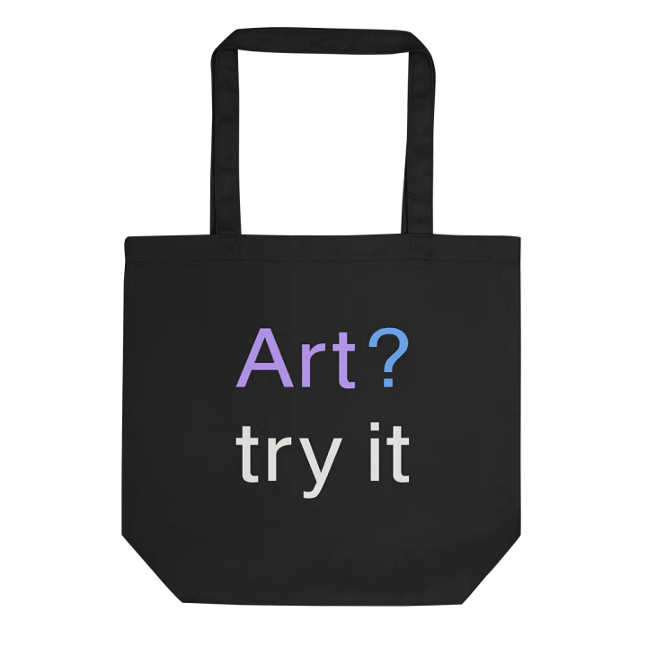 Try Art Tote bag product image (2)
