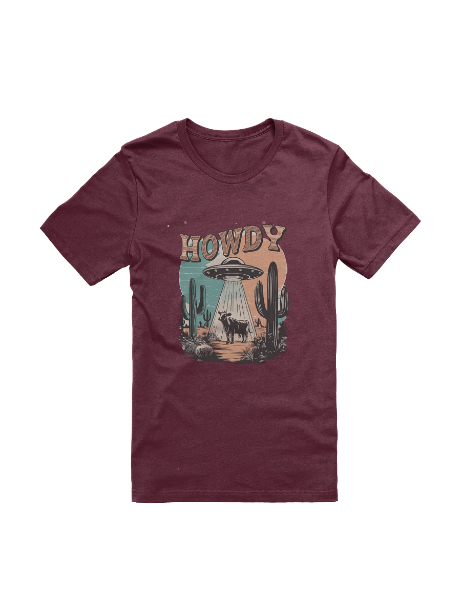 "Howdy-UFO" t-shirt! (dark background) product image (1)