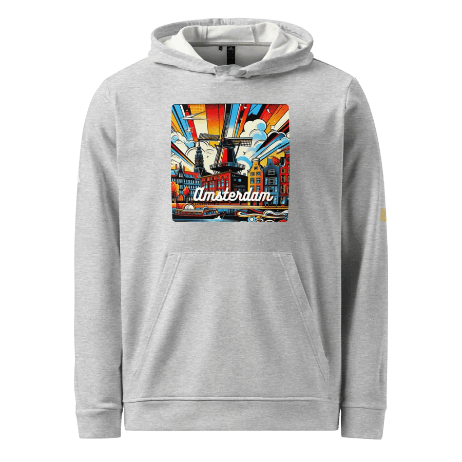 Adidas Fleece Hoodie | AI Design amsterdam city product image (1)