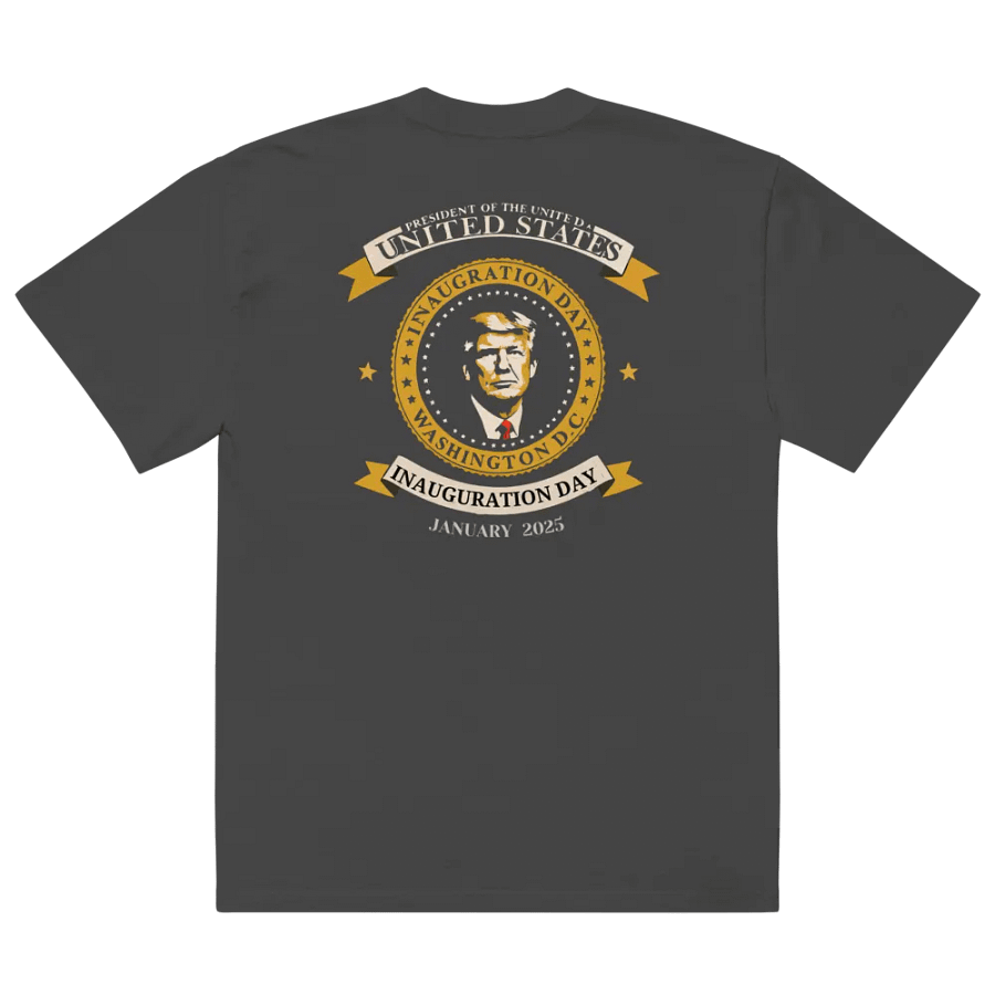 Trump Inauguration Day Ceremony Men's Oversized Tee product image (4)