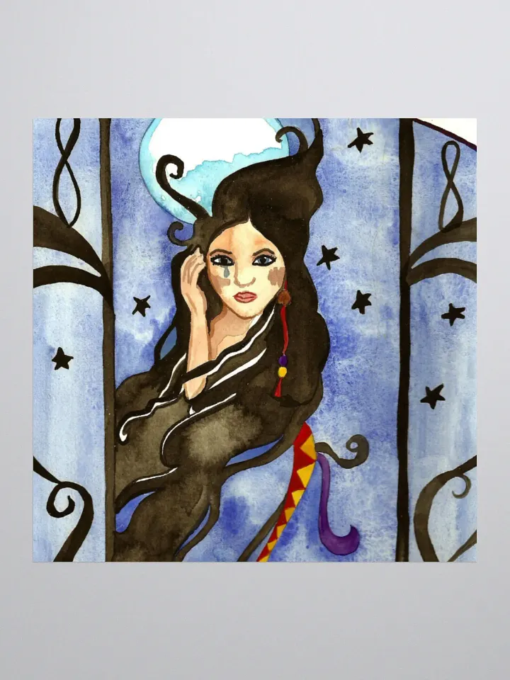 Kuutar Goddess Of The Moon Sticker product image (2)