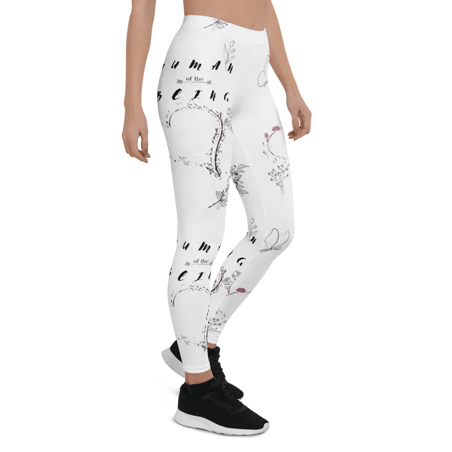 Floral Heartburst All-Over Leggings - Human of the Being product image (5)
