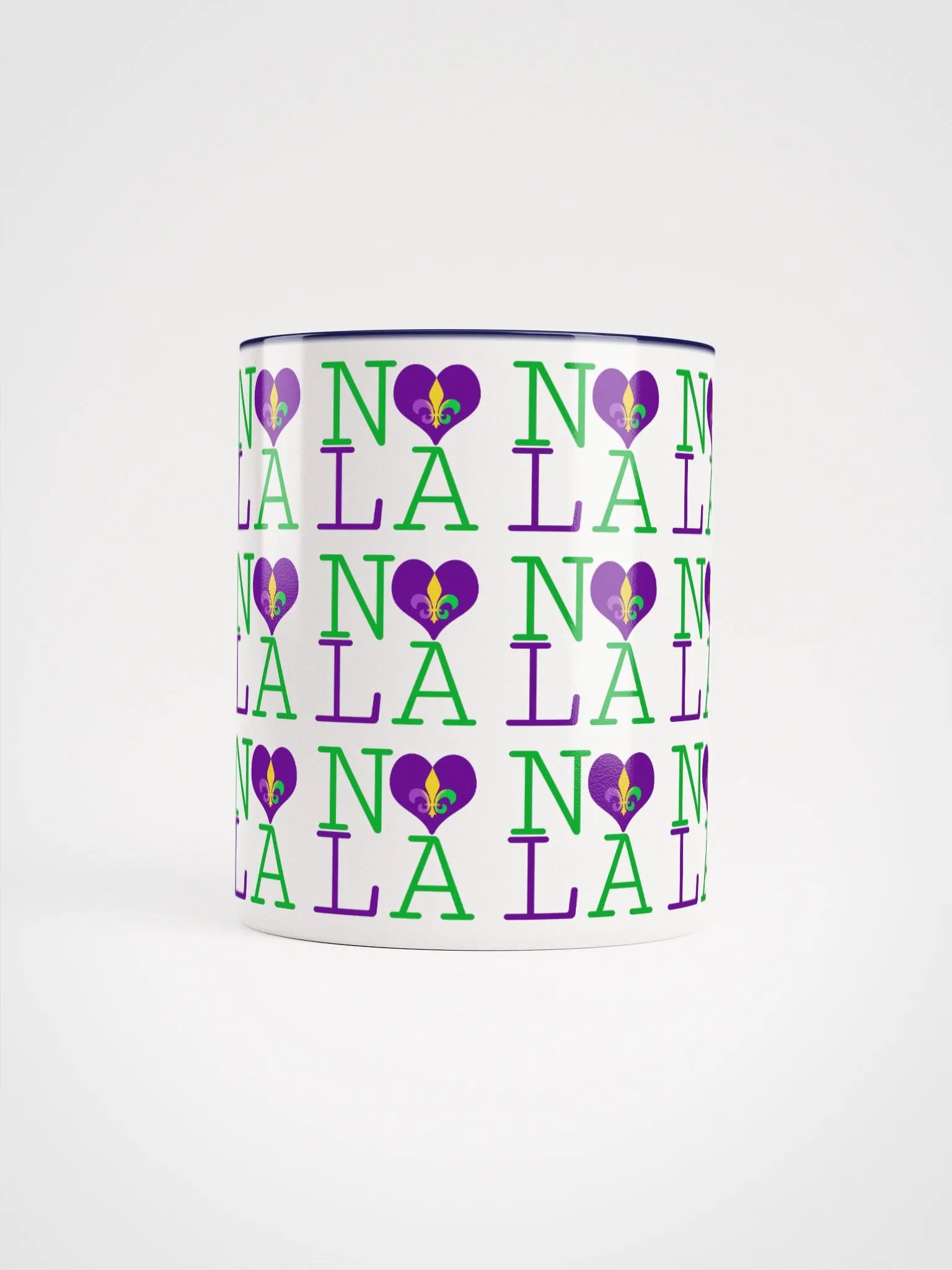 I LOVE NOLA **LEGACY COLOR MUG** (MARDI GRAS FULL INFINITY) product image (59)