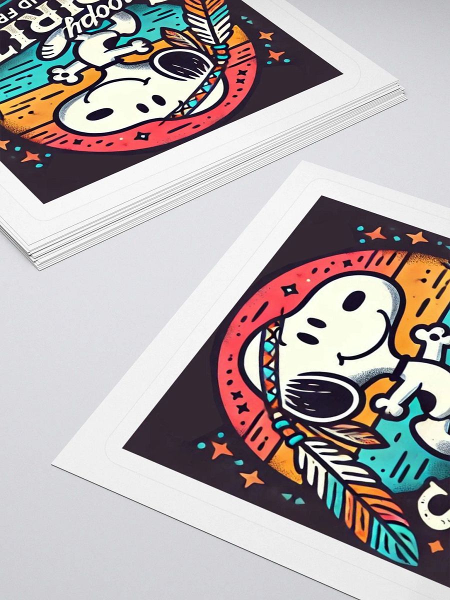 Snoopy Spirit Wild and Free Kiss Cut Stickers product image (12)