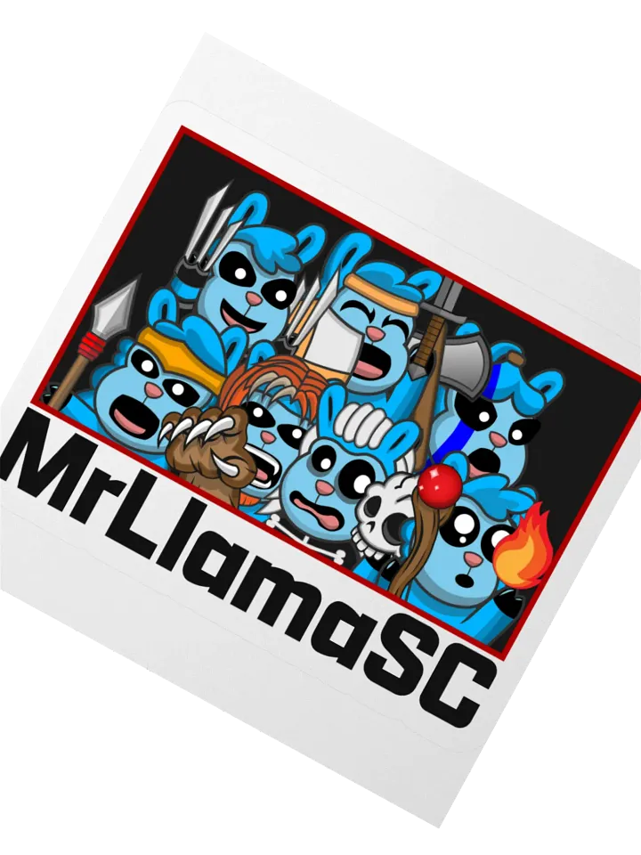 MrLlamaSC Llama Family Family Sticker product image (2)