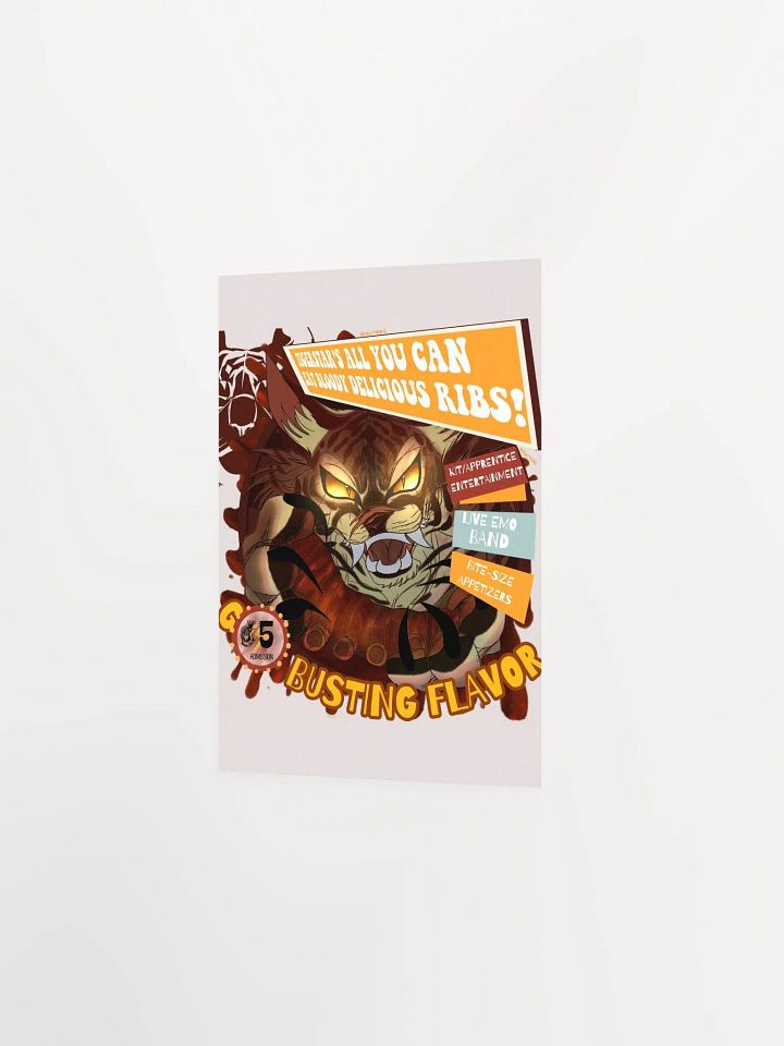 Tiger's Bloody Delicious Ribs! || Poster product image (4)