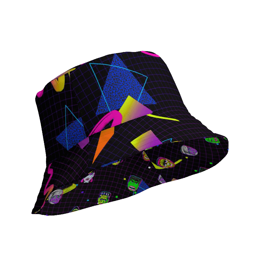 Horror icons Bucket Hat product image (11)
