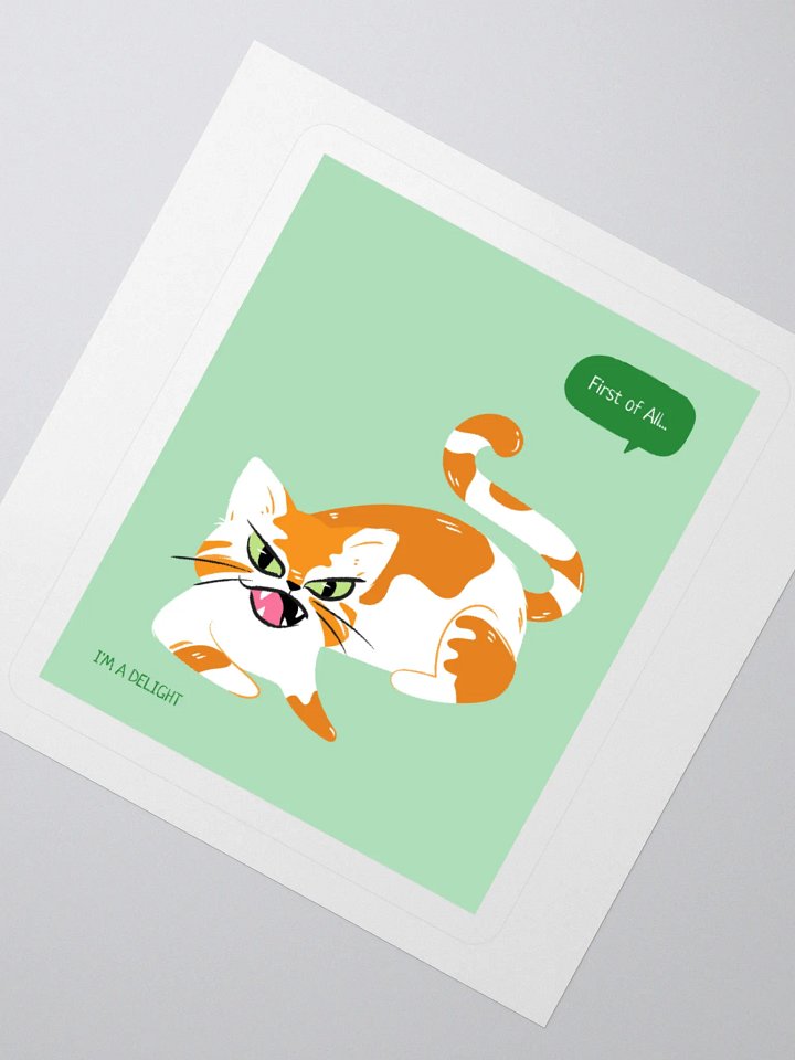 First of All... I'm a Delight Sticker Set product image (4)