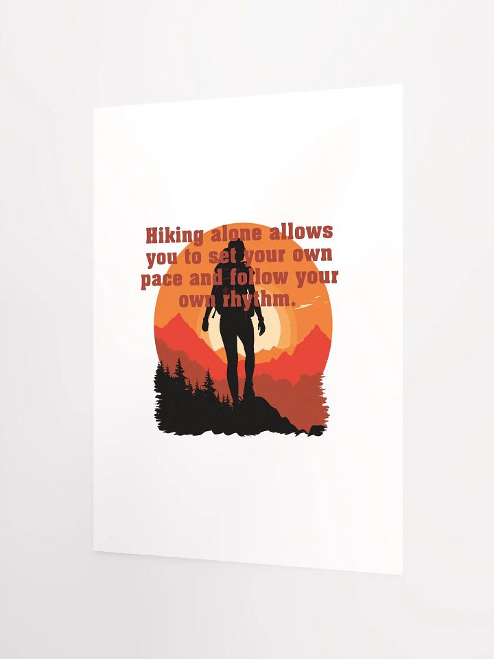 Hiking alone allows you to set your own pace and follow your own rhythm. product image (9)