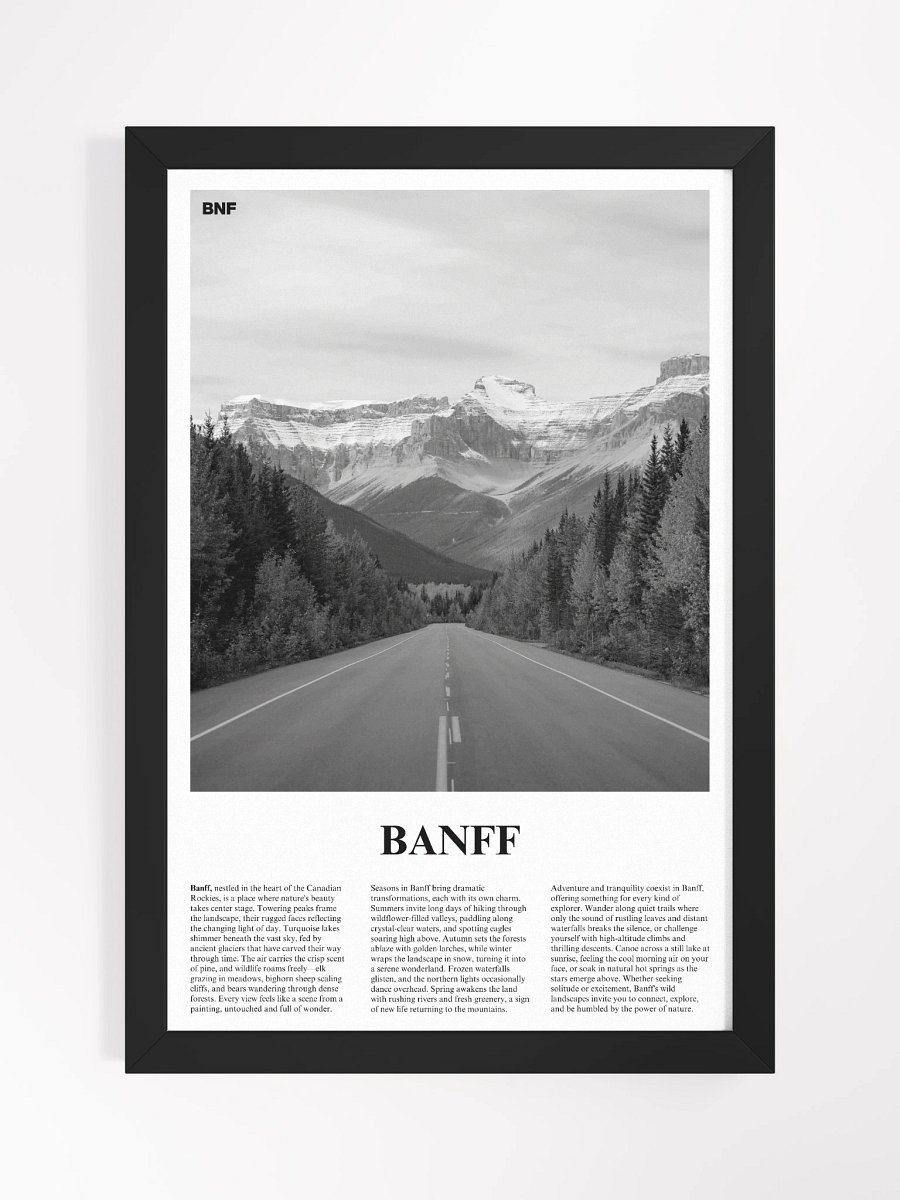 Banff 03 Newspaper Poster | Framed product image (5)