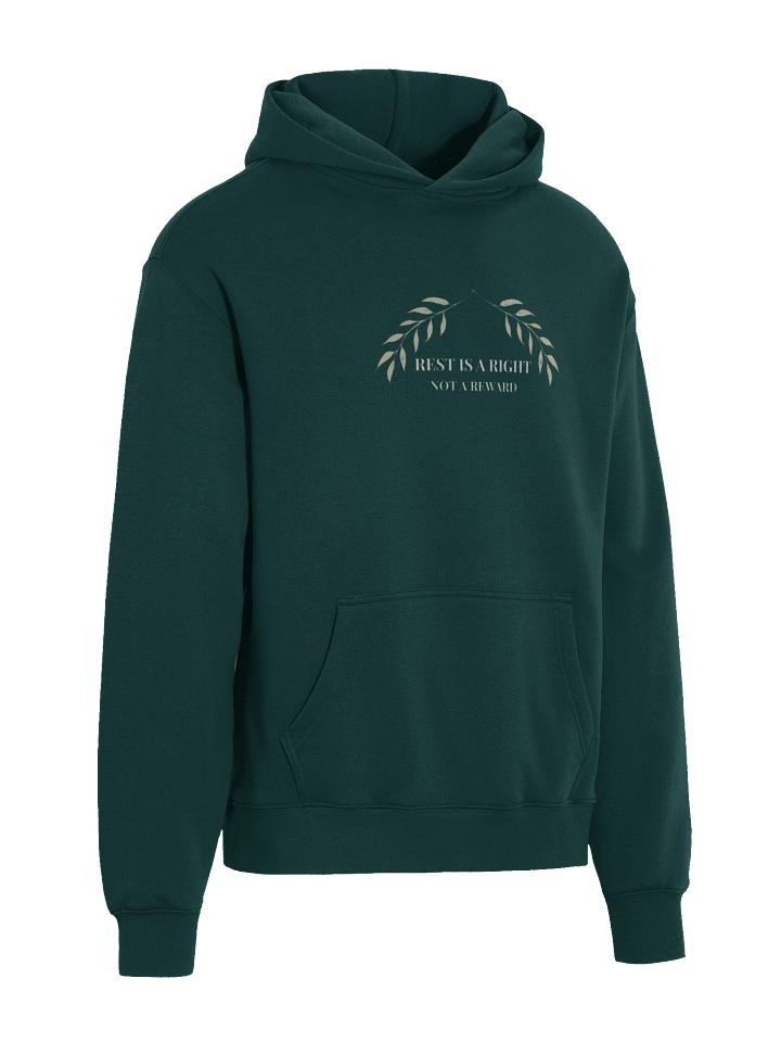 Rest Is A Right Not A Reward Hoodie / Christian Wellness Apparel / Christian Lifestyle Wear product image (2)