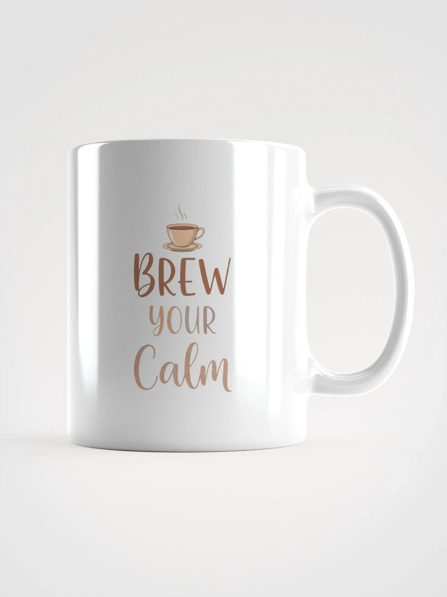 Brew Your Calm Mug – Relaxing Coffee & Tea Ceramic Cup for Stress Relief & Mindfulness product image (2)