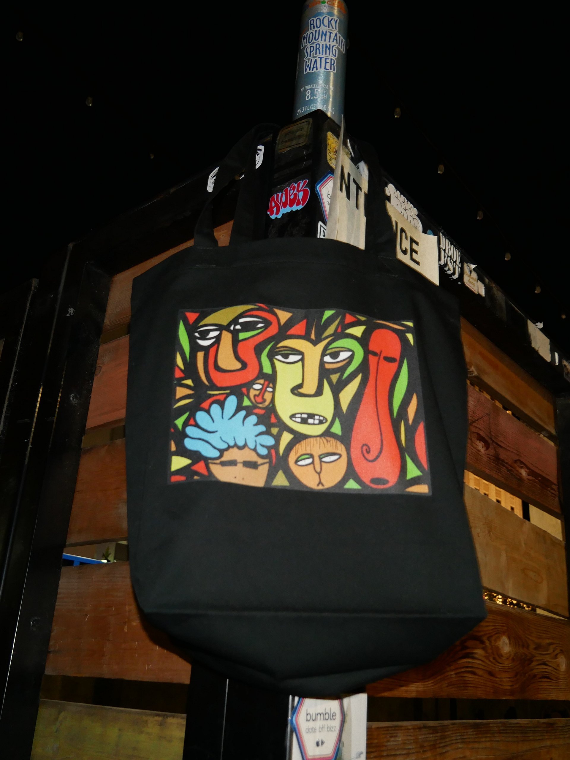 El Mural Tote Bag [Black] product image (2)