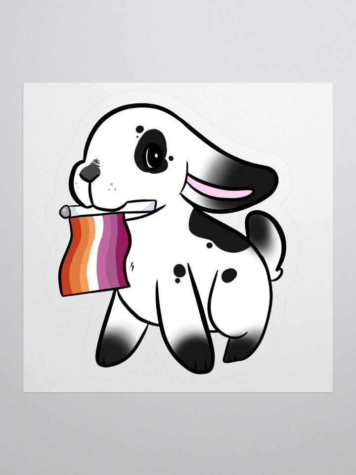 Lesbian Bunny Sticker product image (2)