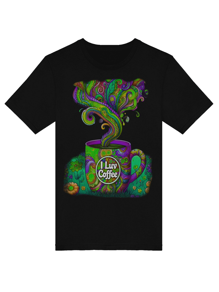 Psychedelic Coffee Love T-Shirt product image (4)