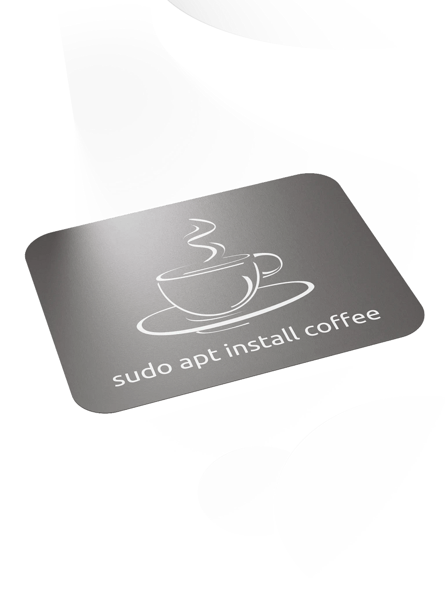 apt install coffee Mouse Pad product image (6)