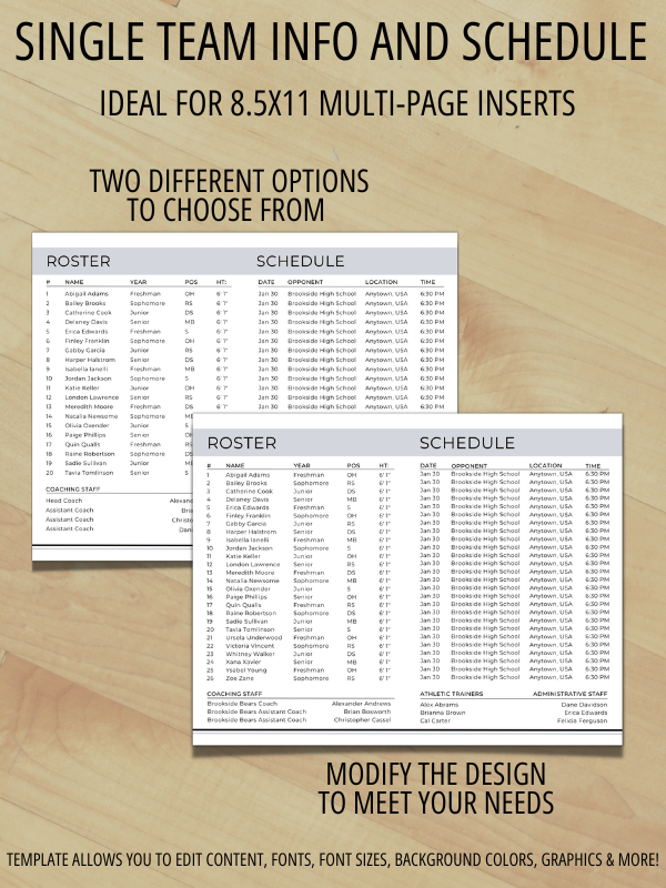 Multi-Page Bi-Fold Program or Brochure Template product image (3)
