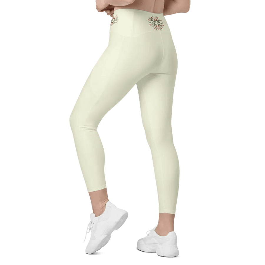 Sun-Kissed BlueTink Crossover Leggings with Pockets product image (7)