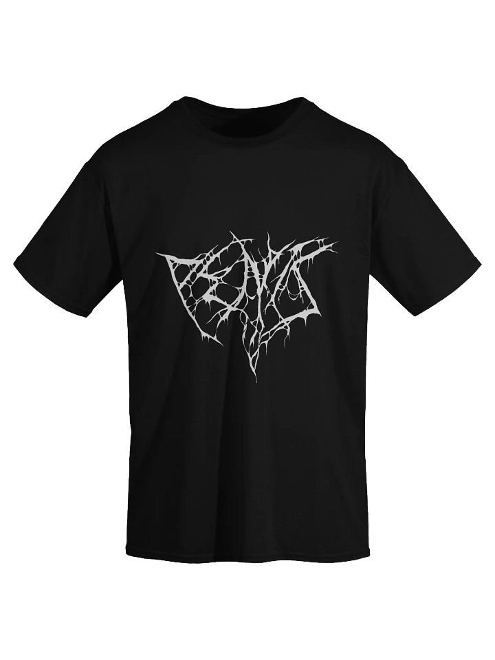 Band logo (white) unisex tee product image (7)