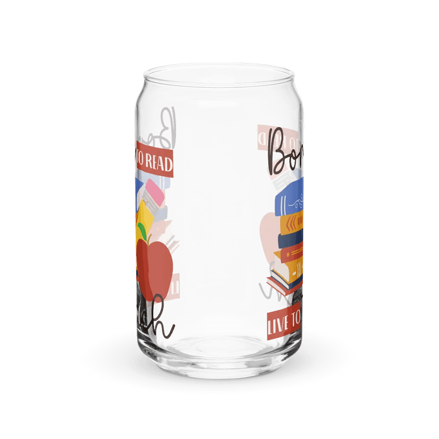 Ice Coffee Glass Tumbler Gift For A Book Lover Teacher product image (9)