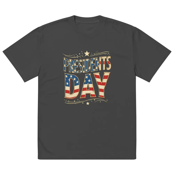 Patriotic Presidents Day Oversized Tee product image (3)