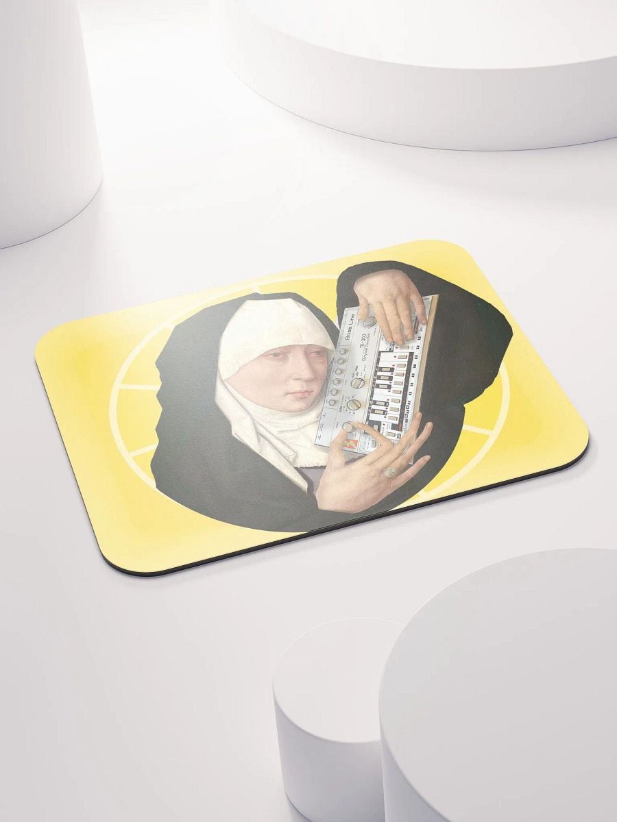 Mater Dolorosa meets Roland TB 303 by Frank Fonik, EDM Techno Classic Mouse Pad product image (4)