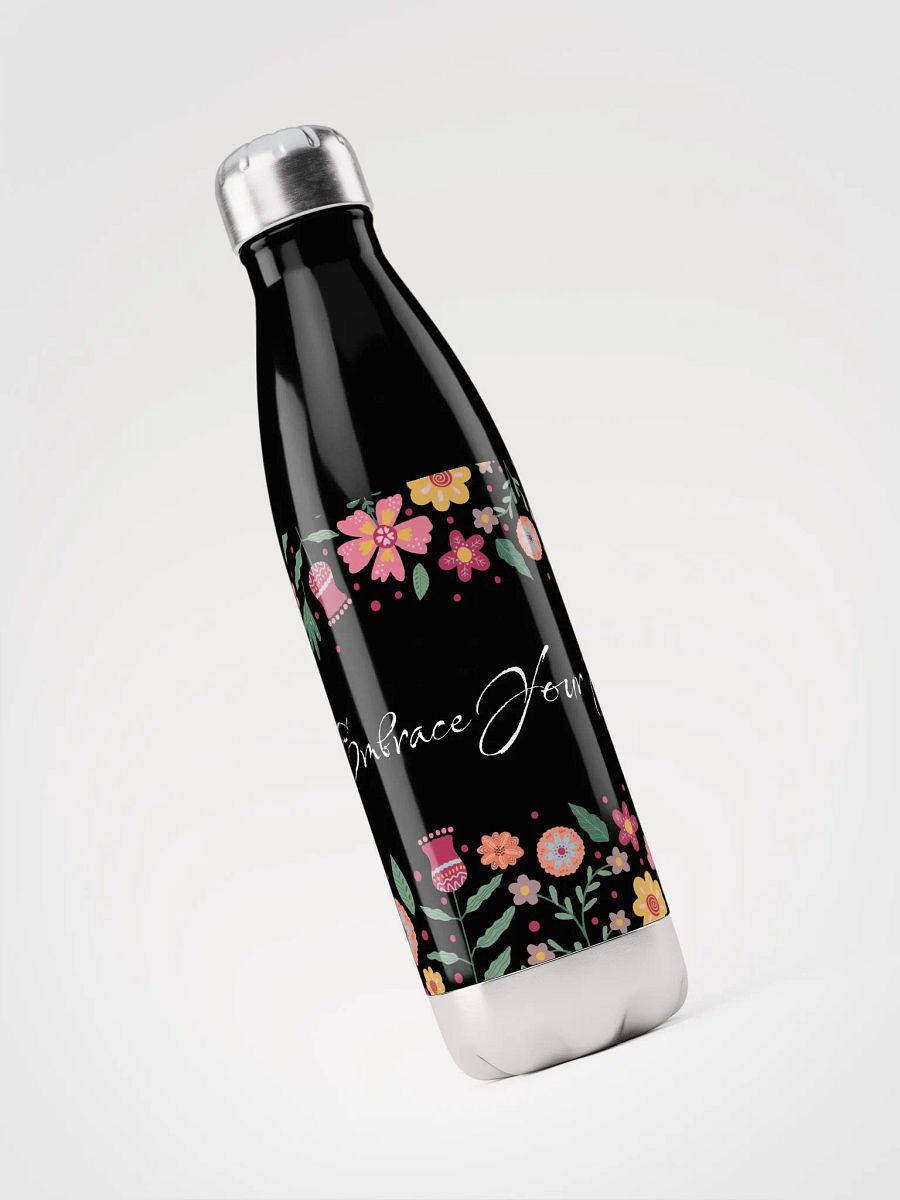 Embrace Your Journey Water Bottle - Black product image (3)