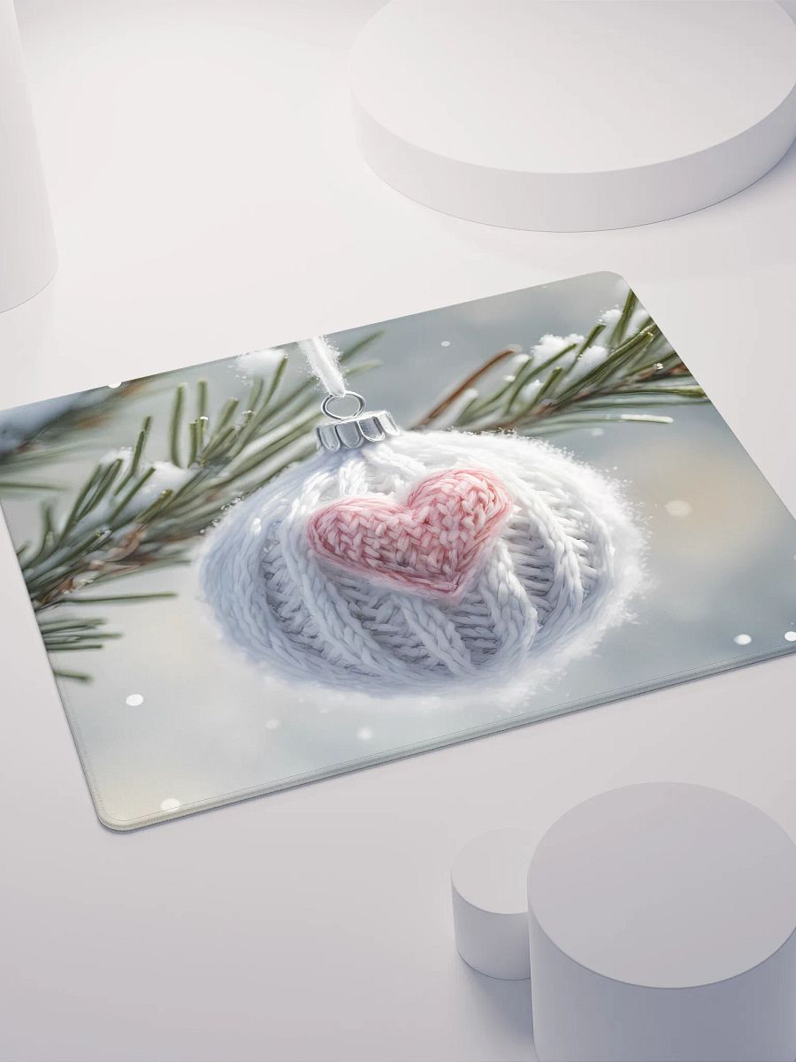 A Heart for the Yuletid Warmth, Gaming Mouse Pad, 2 Sizes product image (6)