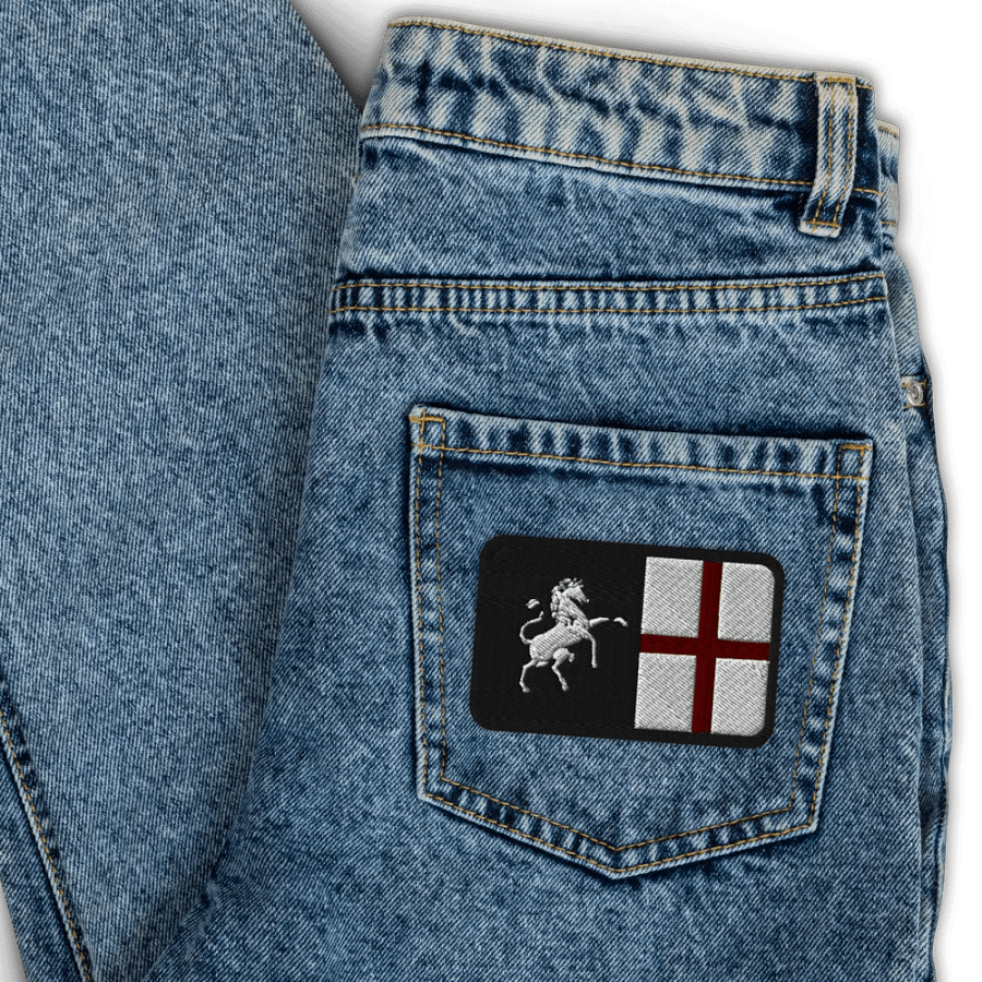 St. David the Builder's Embroidered Flag Patch product image (3)