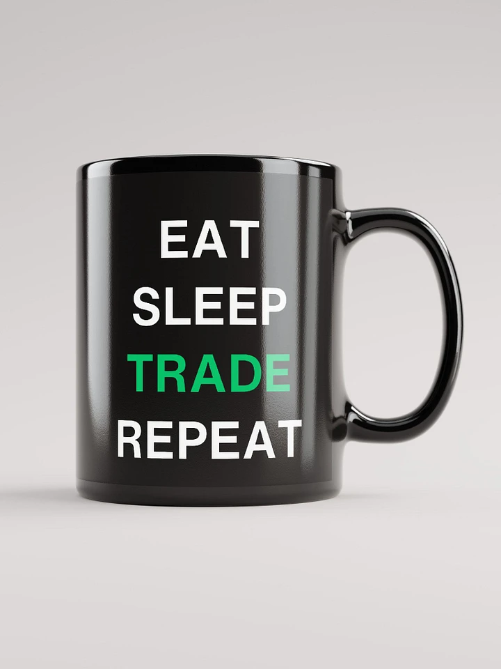 Eat, Sleep, Trade, Repeat Distorted Mug product image (1)