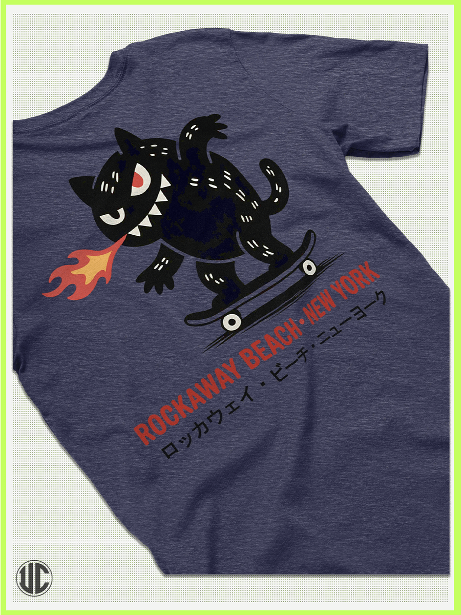 UnkoCon - Rockaway Beach NY Skater T-Shirt product image (4)